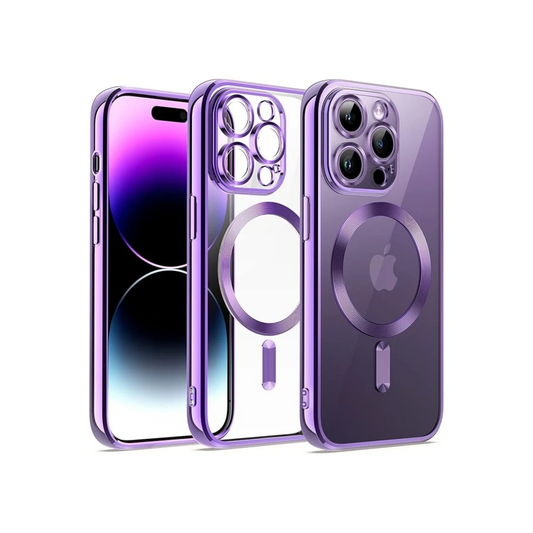 Apple iPhone 12 Pro Kılıf Kross Magneticsafe Kapak - Mor