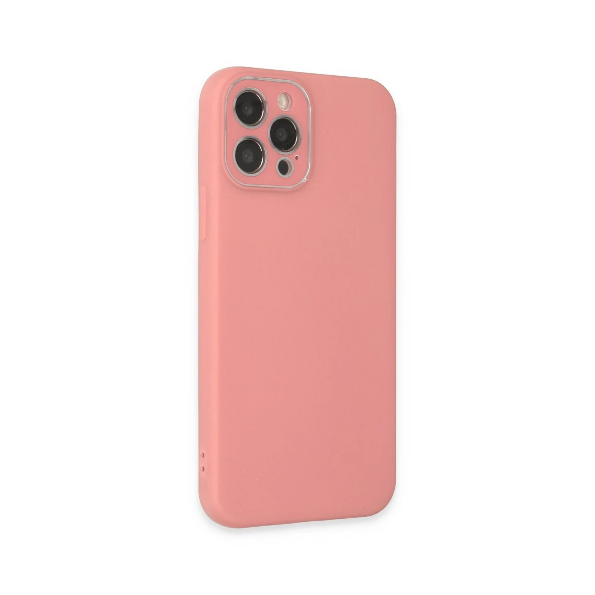 Apple iPhone 12 Pro Kılıf Lansman Glass Kapak - Pembe