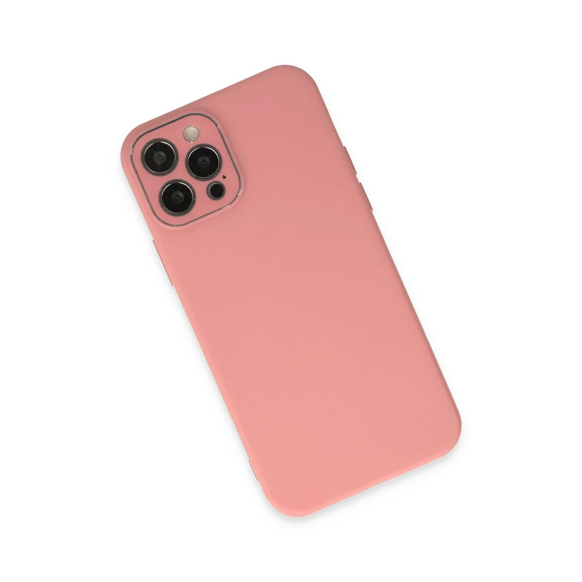Apple iPhone 12 Pro Kılıf Lansman Glass Kapak - Pembe