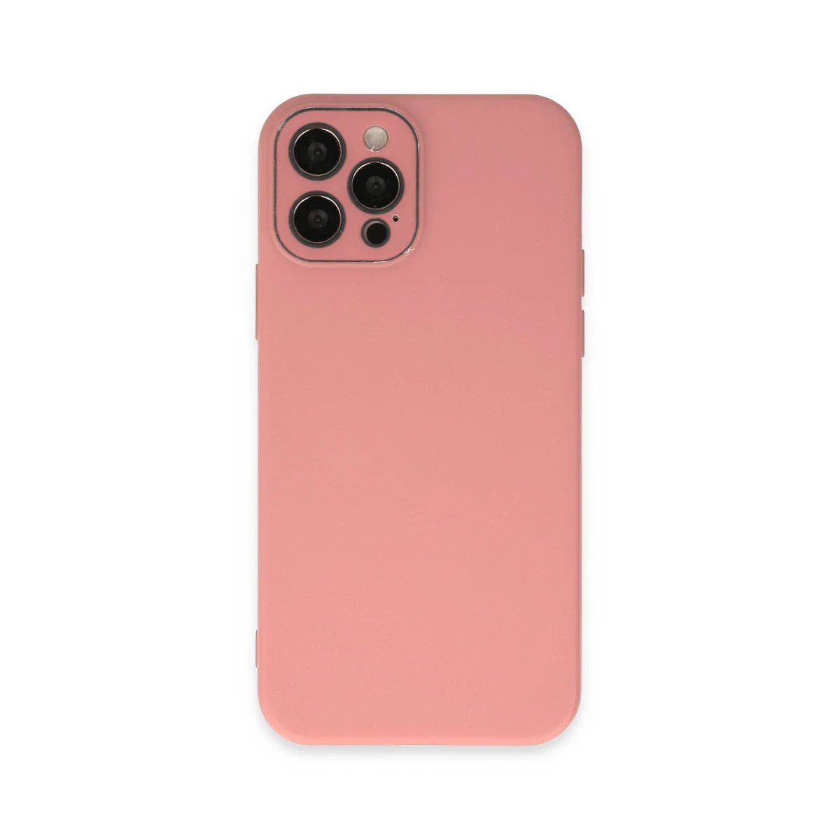 Apple iPhone 12 Pro Kılıf Lansman Glass Kapak - Pembe