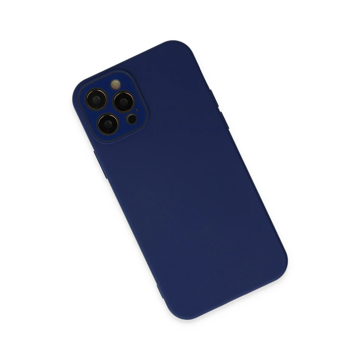 Apple iPhone 12 Pro Kılıf Lansman Glass Kapak - Sky Blue