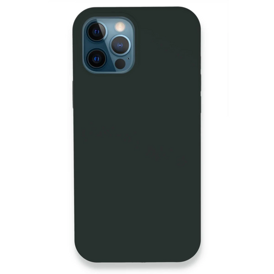 Apple iPhone 12 Pro Kılıf Lansman Legant Silikon - Koyu Yeşil