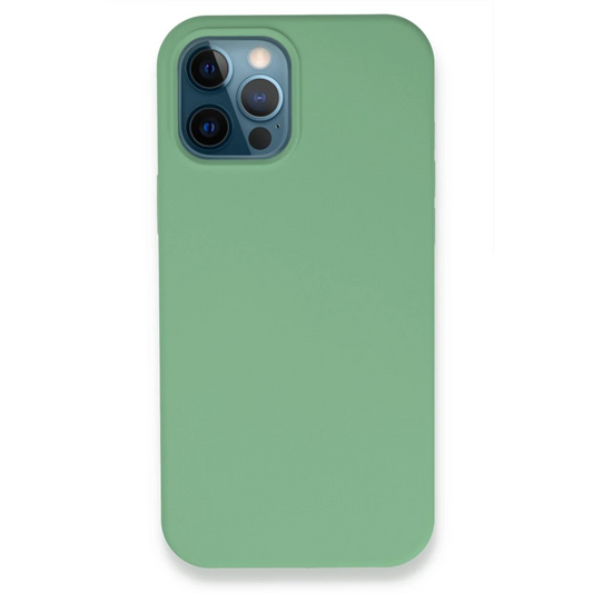 Apple iPhone 12 Pro Kılıf Lansman Legant Silikon - Yeşil