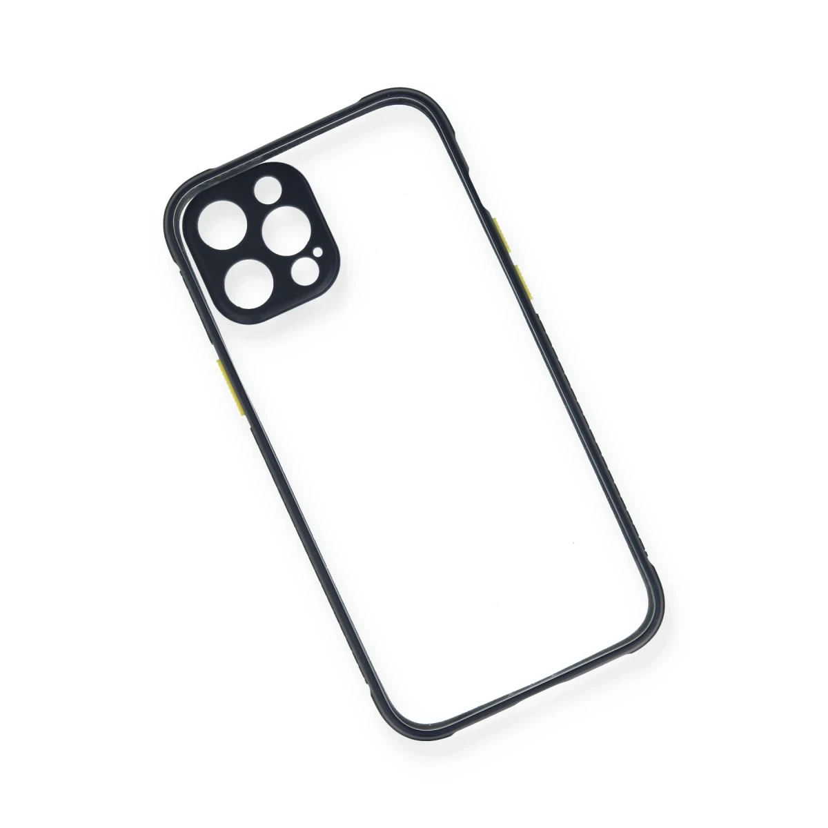 Apple iPhone 12 Pro Kılıf Miami Şeffaf Silikon - Lacivert