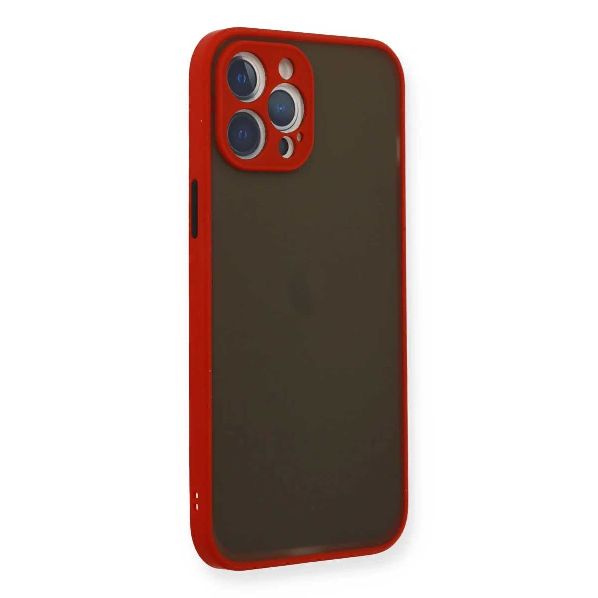 Apple iPhone 12 Pro Kılıf Montreal Silikon Kapak - Kırmızı