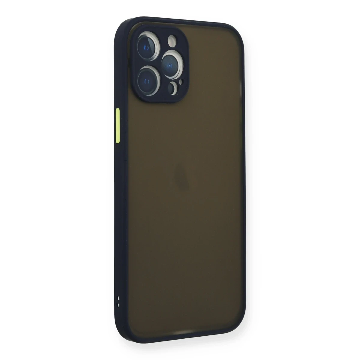 Apple iPhone 12 Pro Kılıf Montreal Silikon Kapak - Lacivert