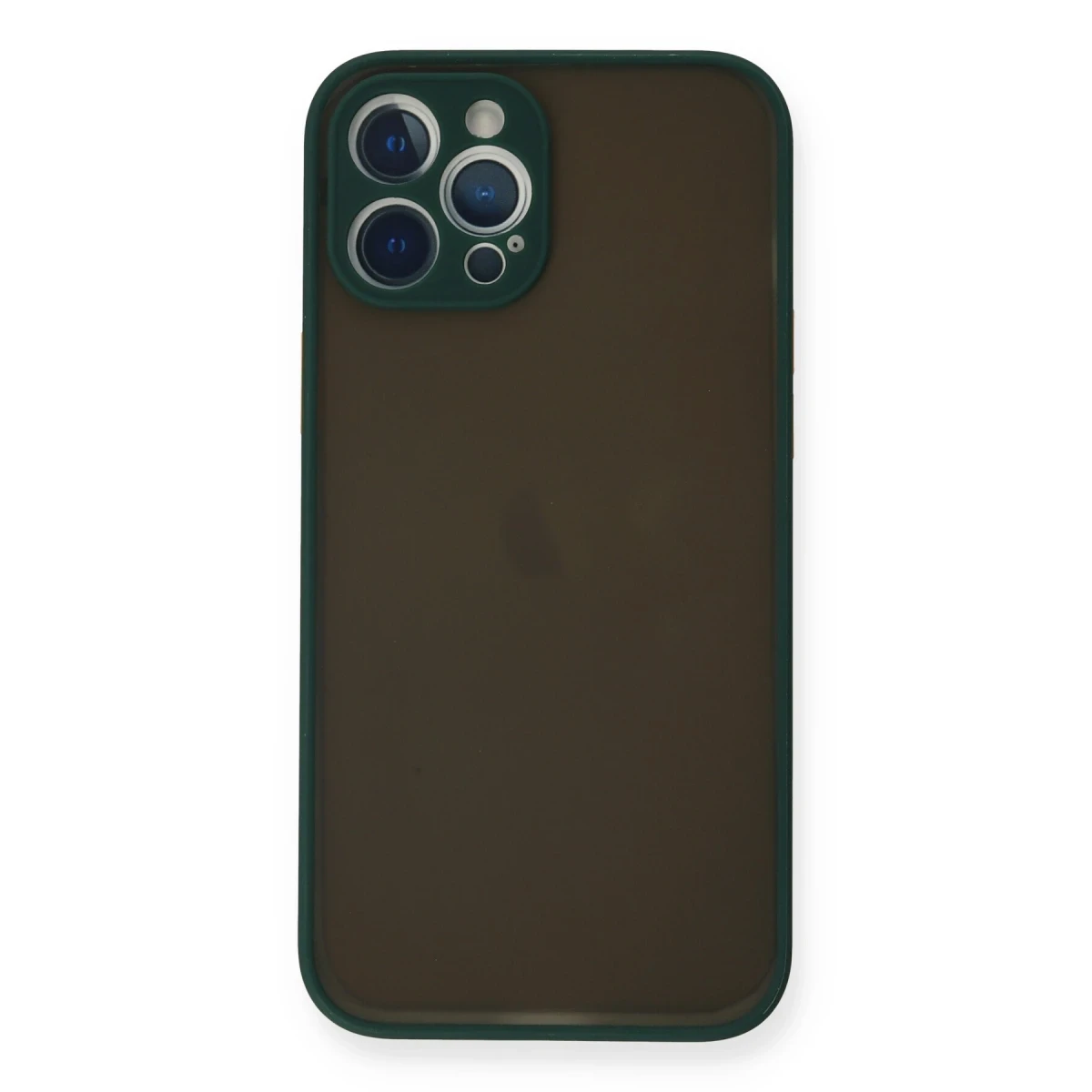 Apple iPhone 12 Pro Kılıf Montreal Silikon Kapak - Yeşil