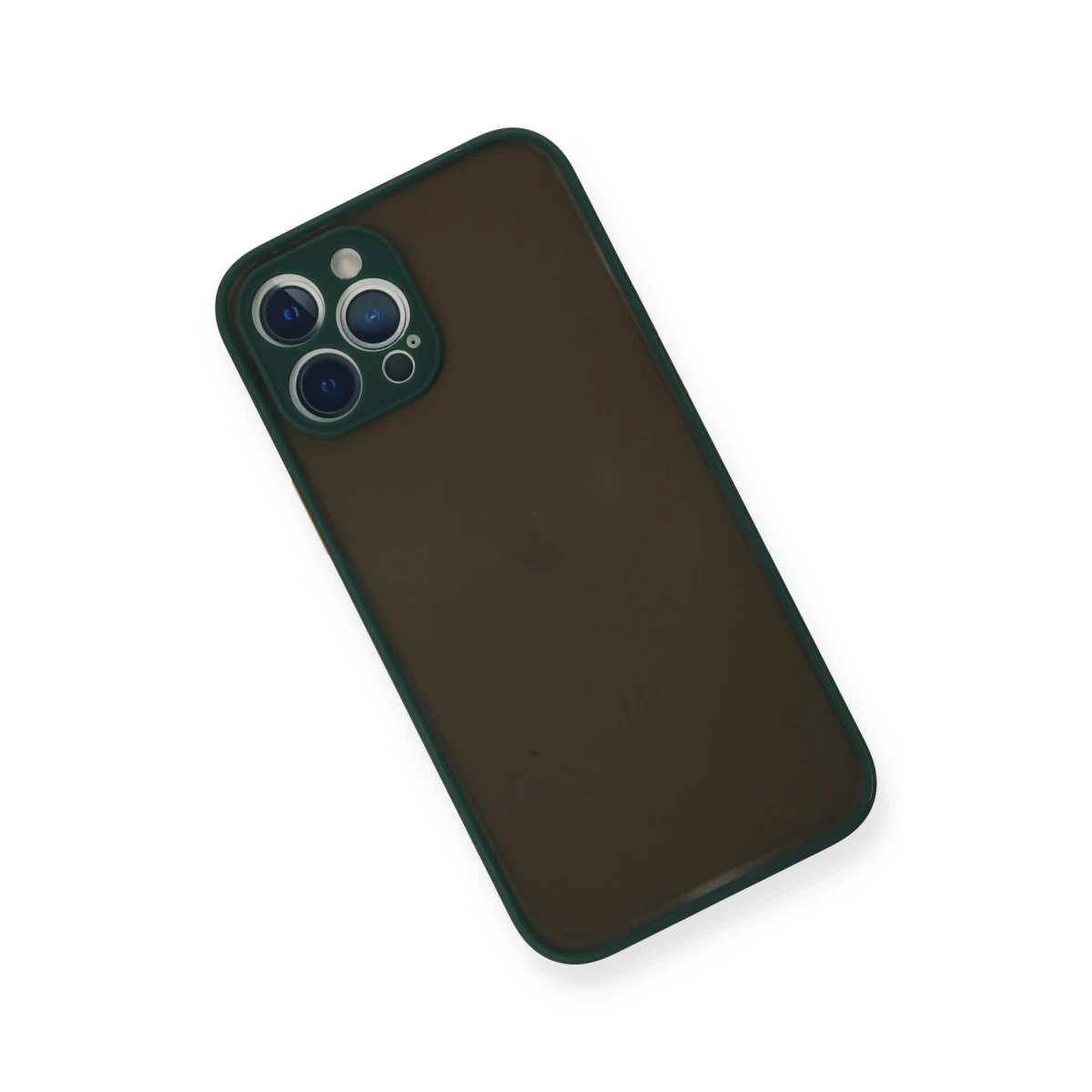 Apple iPhone 12 Pro Kılıf Montreal Silikon Kapak - Yeşil