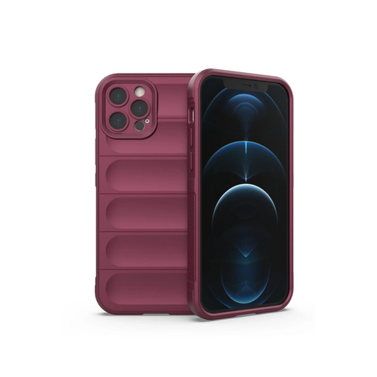 Apple iPhone 12 Pro Kılıf Optimum Silikon - Bordo