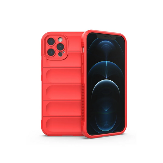 Apple iPhone 12 Pro Kılıf Optimum Silikon - Kırmızı