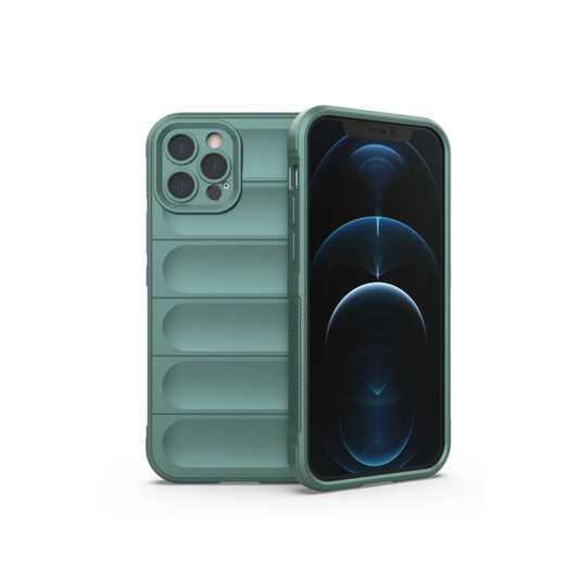 Apple iPhone 12 Pro Kılıf Optimum Silikon - Koyu Yeşil