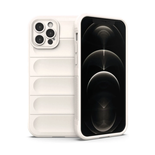 Apple iPhone 12 Pro Kılıf Optimum Silikon - Krem