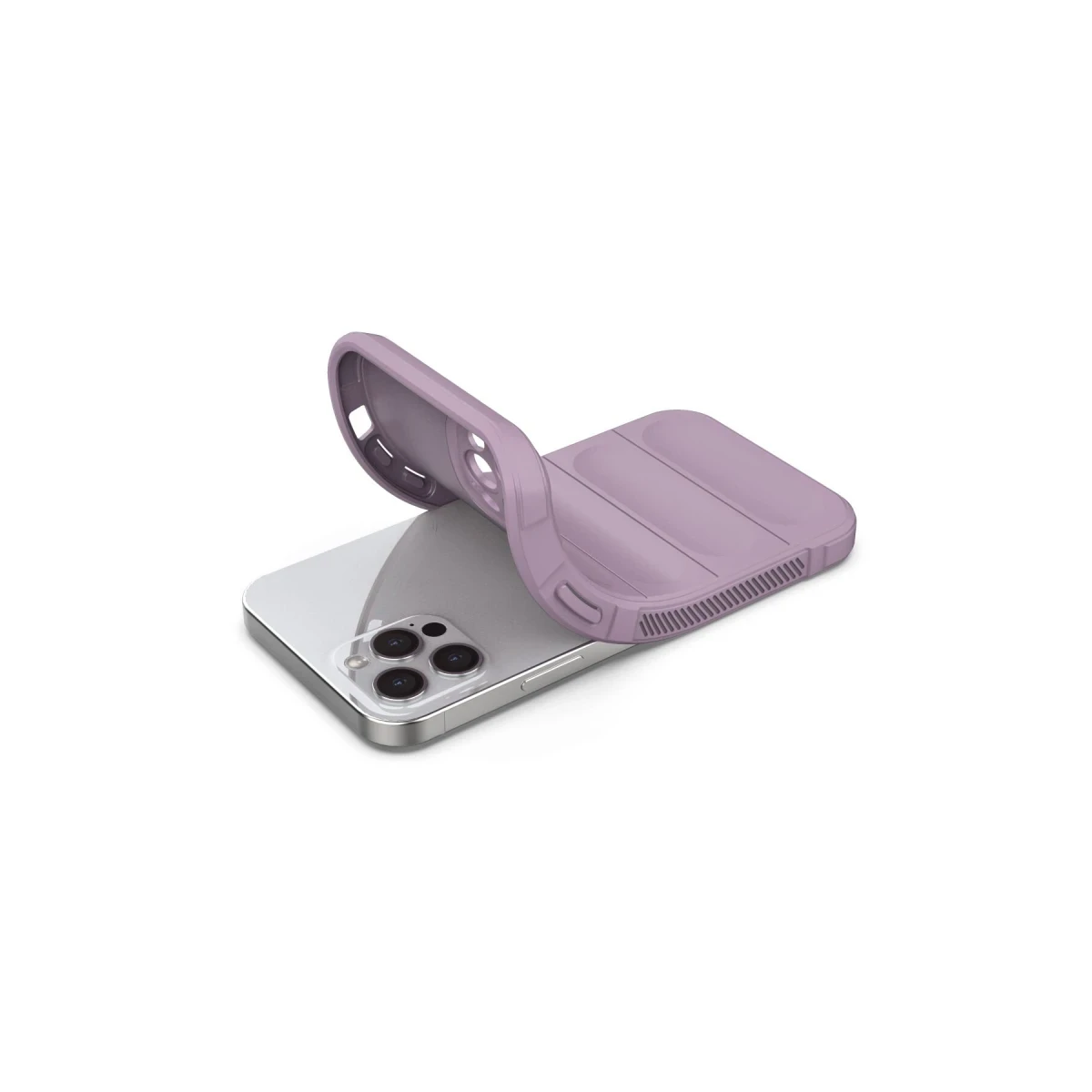 Apple iPhone 12 Pro Kılıf Optimum Silikon - Mor