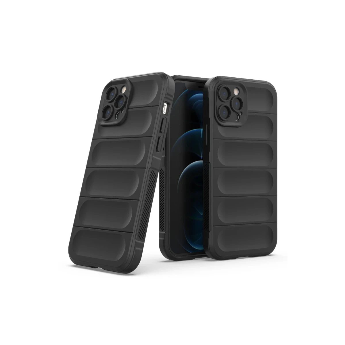 Apple iPhone 12 Pro Kılıf Optimum Silikon - Siyah