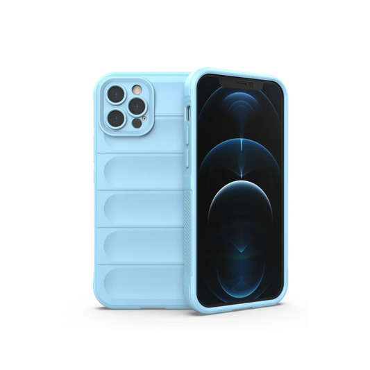 Apple iPhone 12 Pro Kılıf Optimum Silikon - Sky Blue
