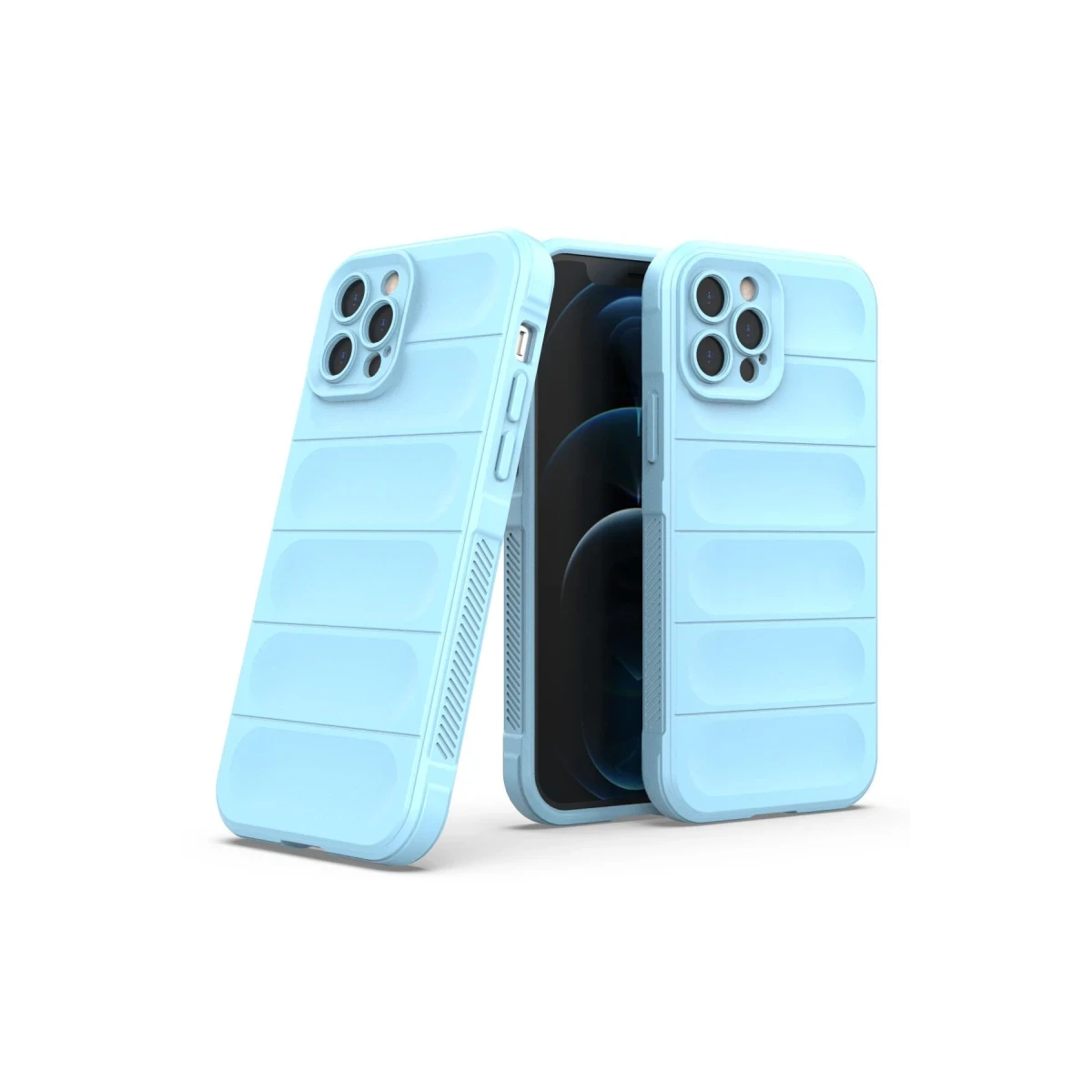 Apple iPhone 12 Pro Kılıf Optimum Silikon - Sky Blue