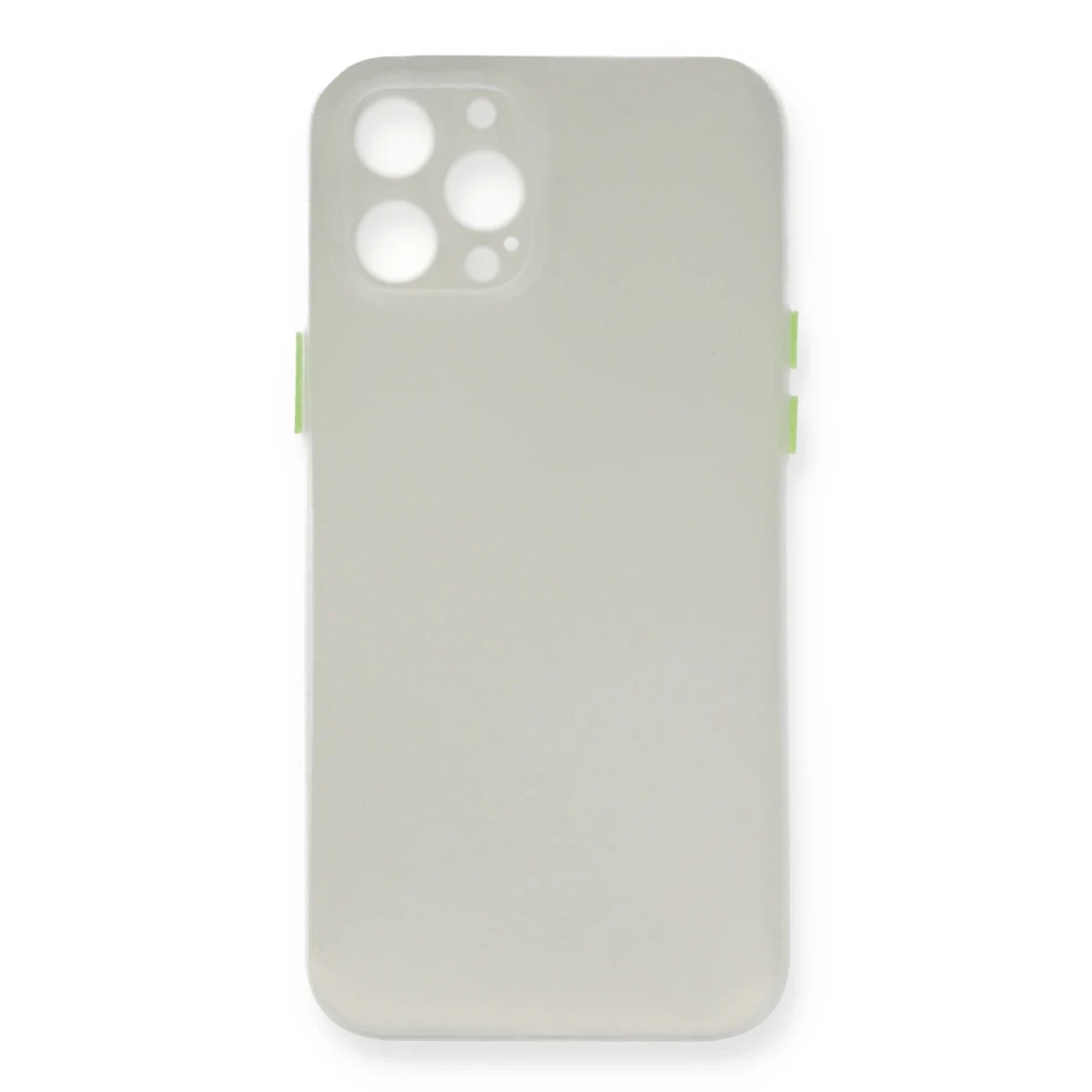 Apple iPhone 12 Pro Kılıf PP Ultra İnce Kapak - Beyaz