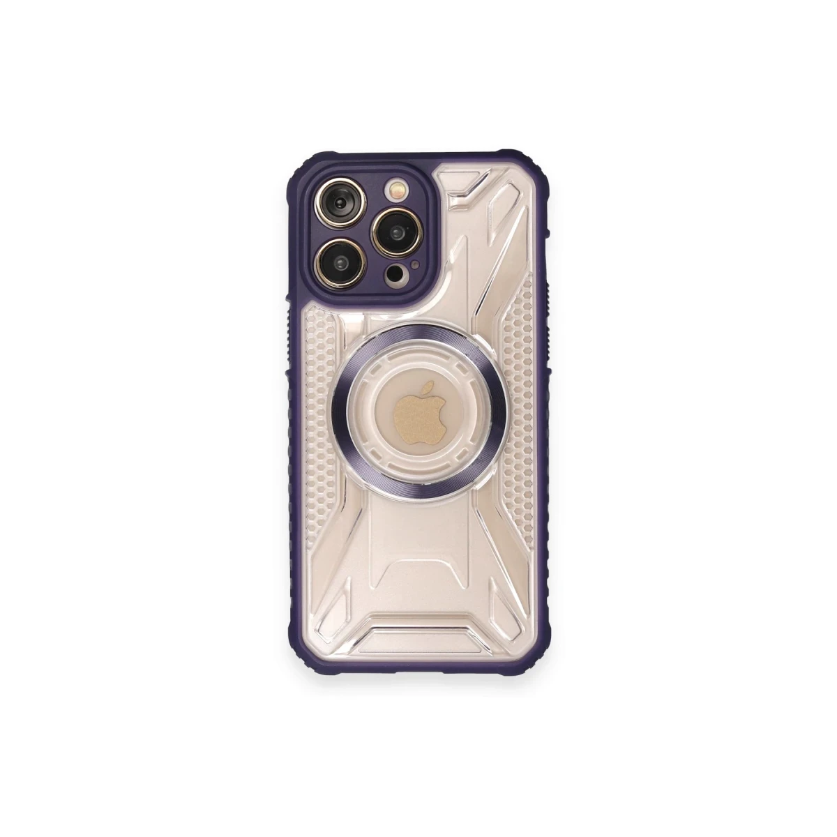 Apple iPhone 12 Pro Kılıf Prag Magneticsafe Kapak - Derin Mor