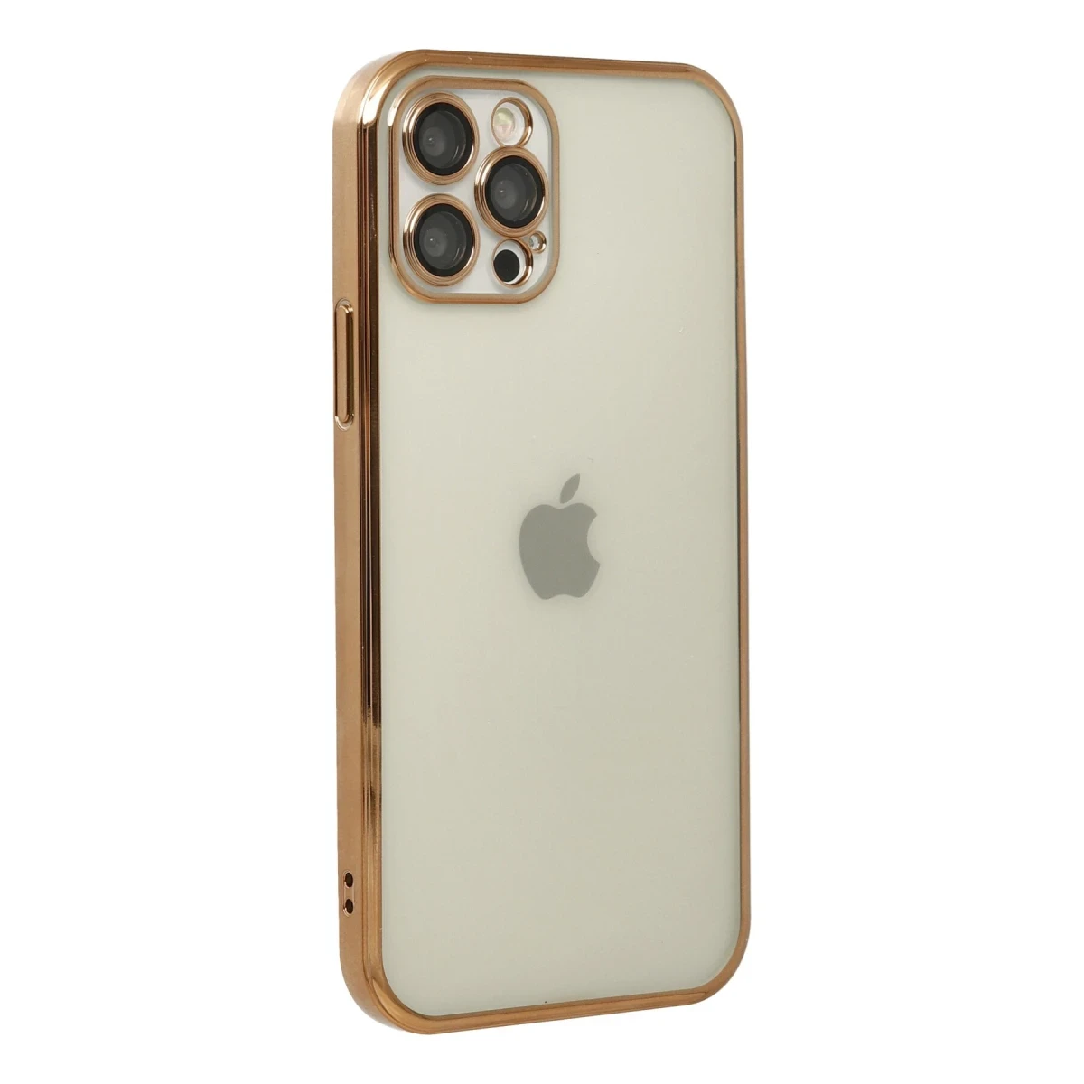 Apple iPhone 12 Pro Kılıf Razer Lensli Silikon - Gold