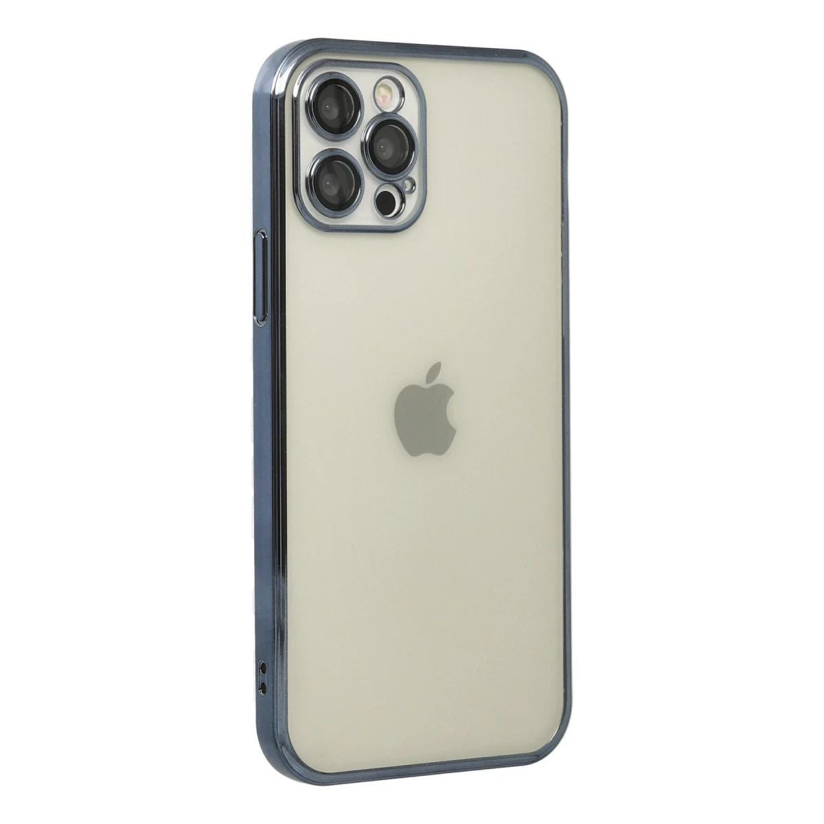 Apple iPhone 12 Pro Kılıf Razer Lensli Silikon - Lacivert