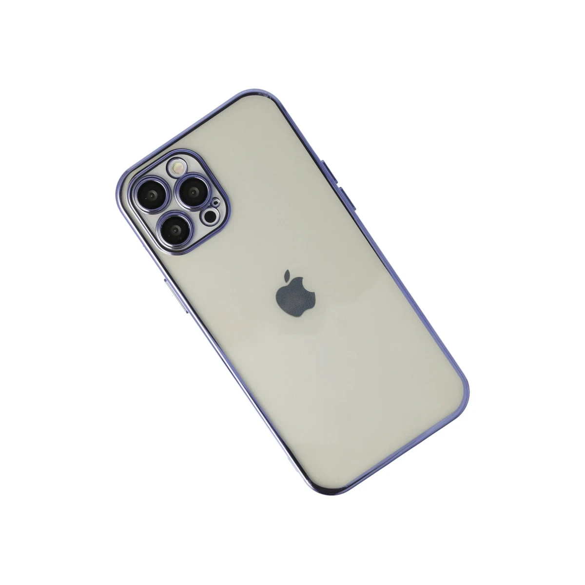 Apple iPhone 12 Pro Kılıf Razer Lensli Silikon - Mor