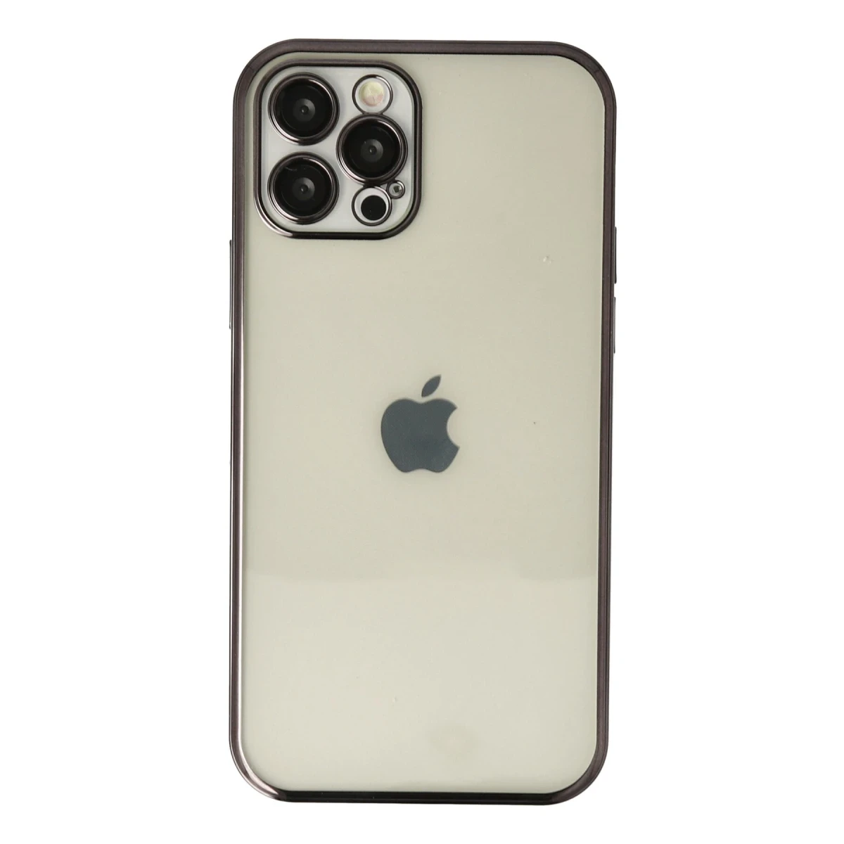 Apple iPhone 12 Pro Kılıf Razer Lensli Silikon - Siyah