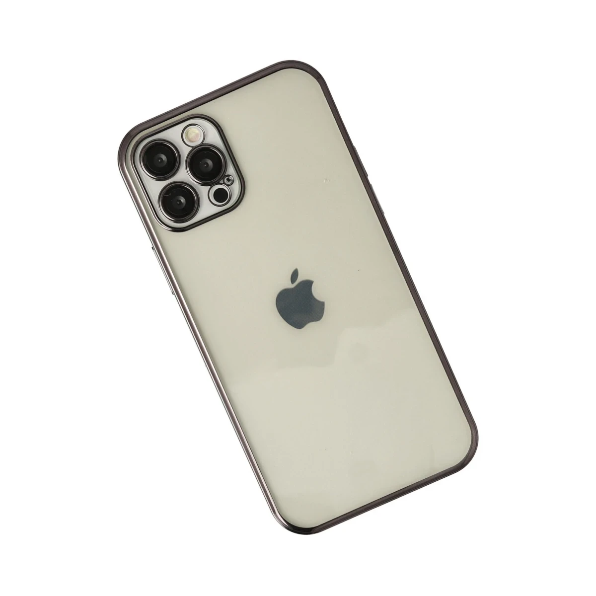 Apple iPhone 12 Pro Kılıf Razer Lensli Silikon - Siyah