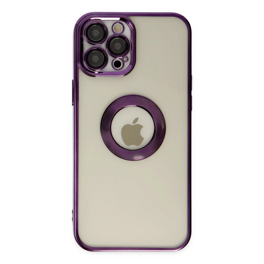 Apple iPhone 12 Pro Kılıf Slot Silikon - Mor