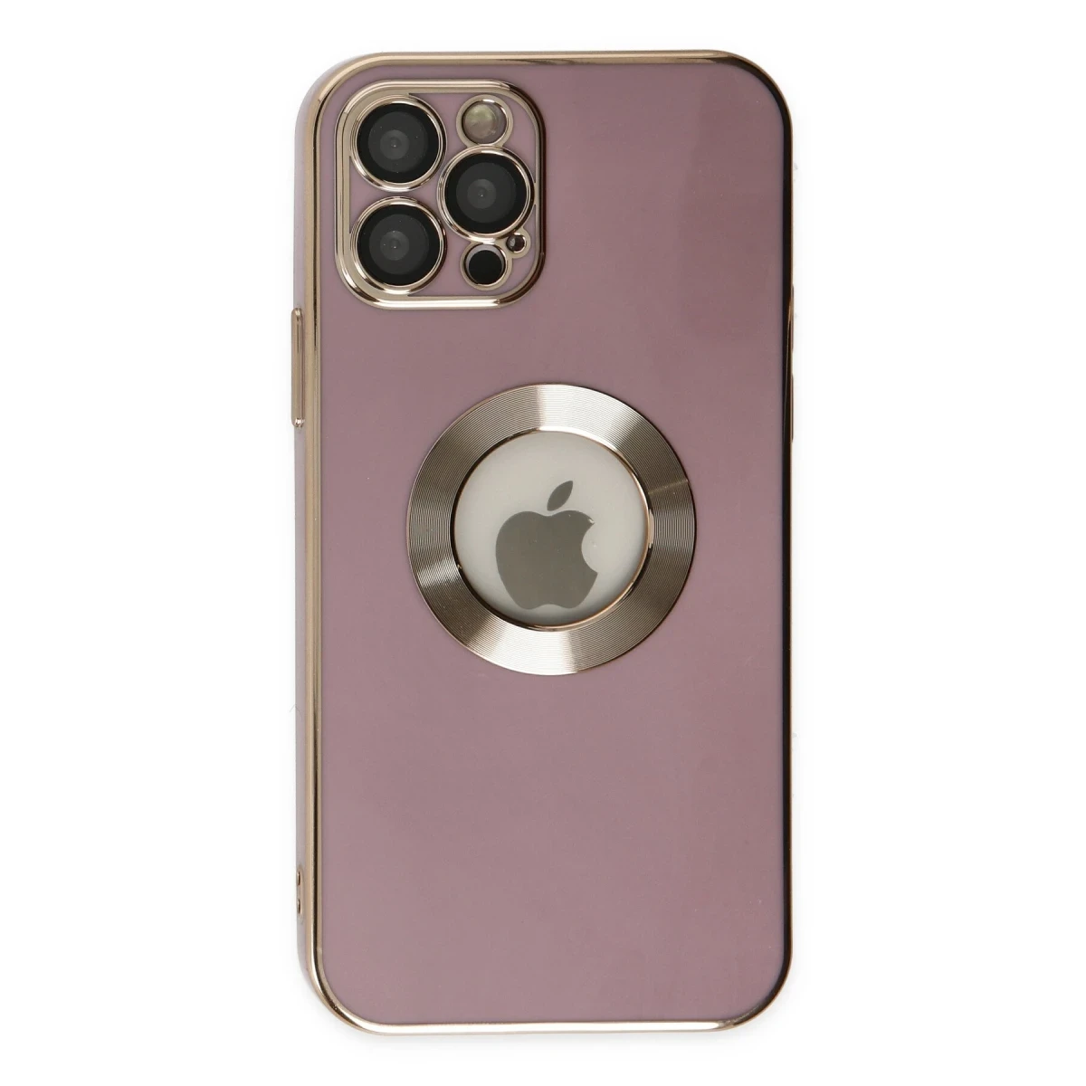 Apple iPhone 12 Pro Kılıf Store Silikon - Mor