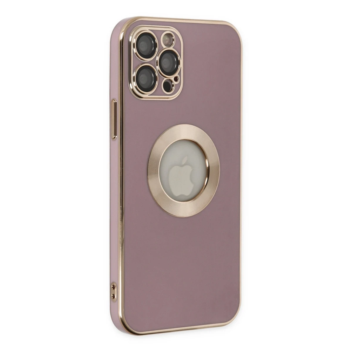Apple iPhone 12 Pro Kılıf Store Silikon - Mor