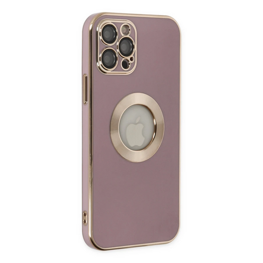 Apple iPhone 12 Pro Kılıf Store Silikon - Mor