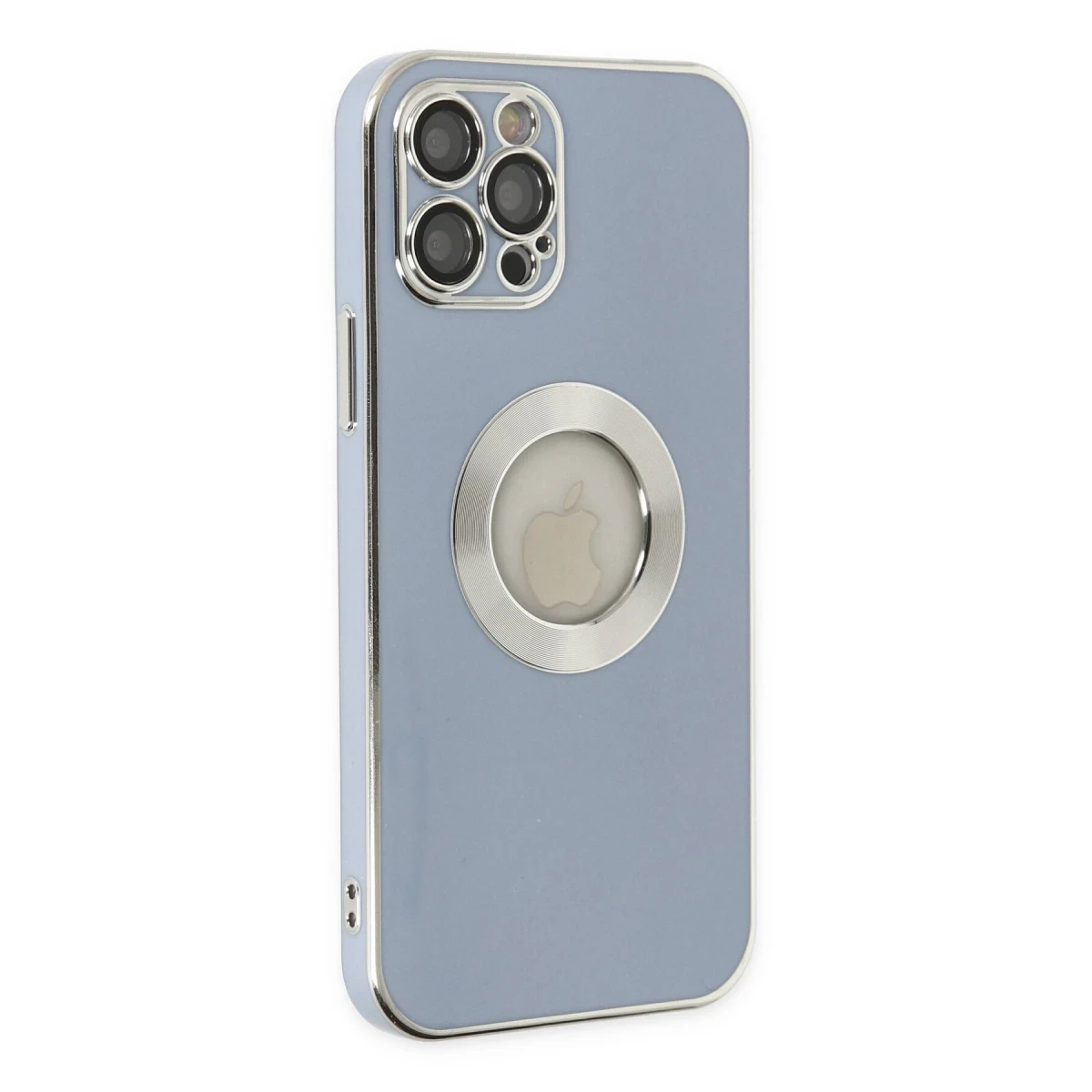Apple iPhone 12 Pro Kılıf Store Silikon - Sierra Blue