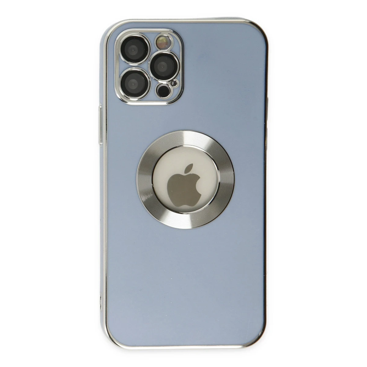 Apple iPhone 12 Pro Kılıf Store Silikon - Sierra Blue