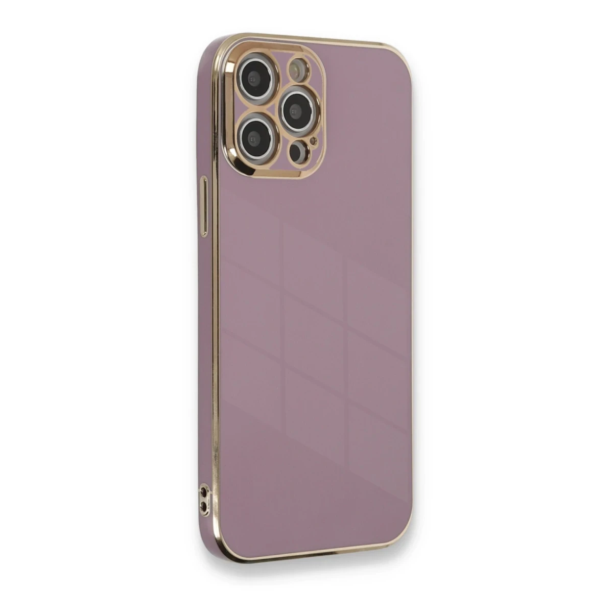 Apple iPhone 12 Pro Kılıf Volet Silikon - Mor