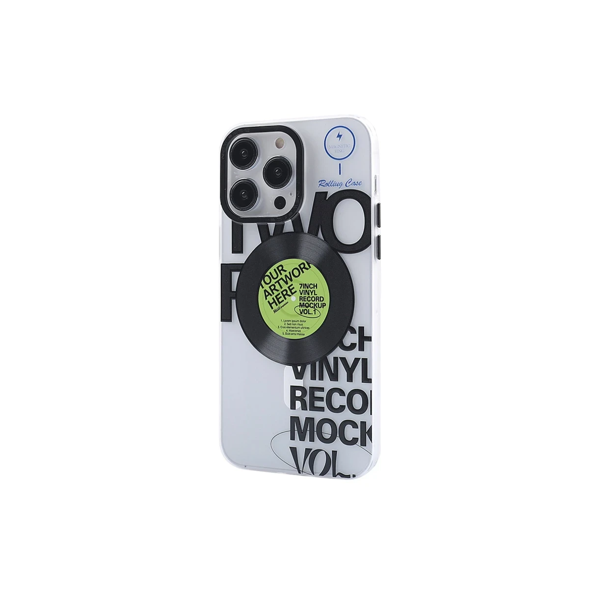 Apple iPhone 12 Pro Max Kılıf Apollo Magneticsafe Desenli Kapak - Apollo Şeffaf - 5