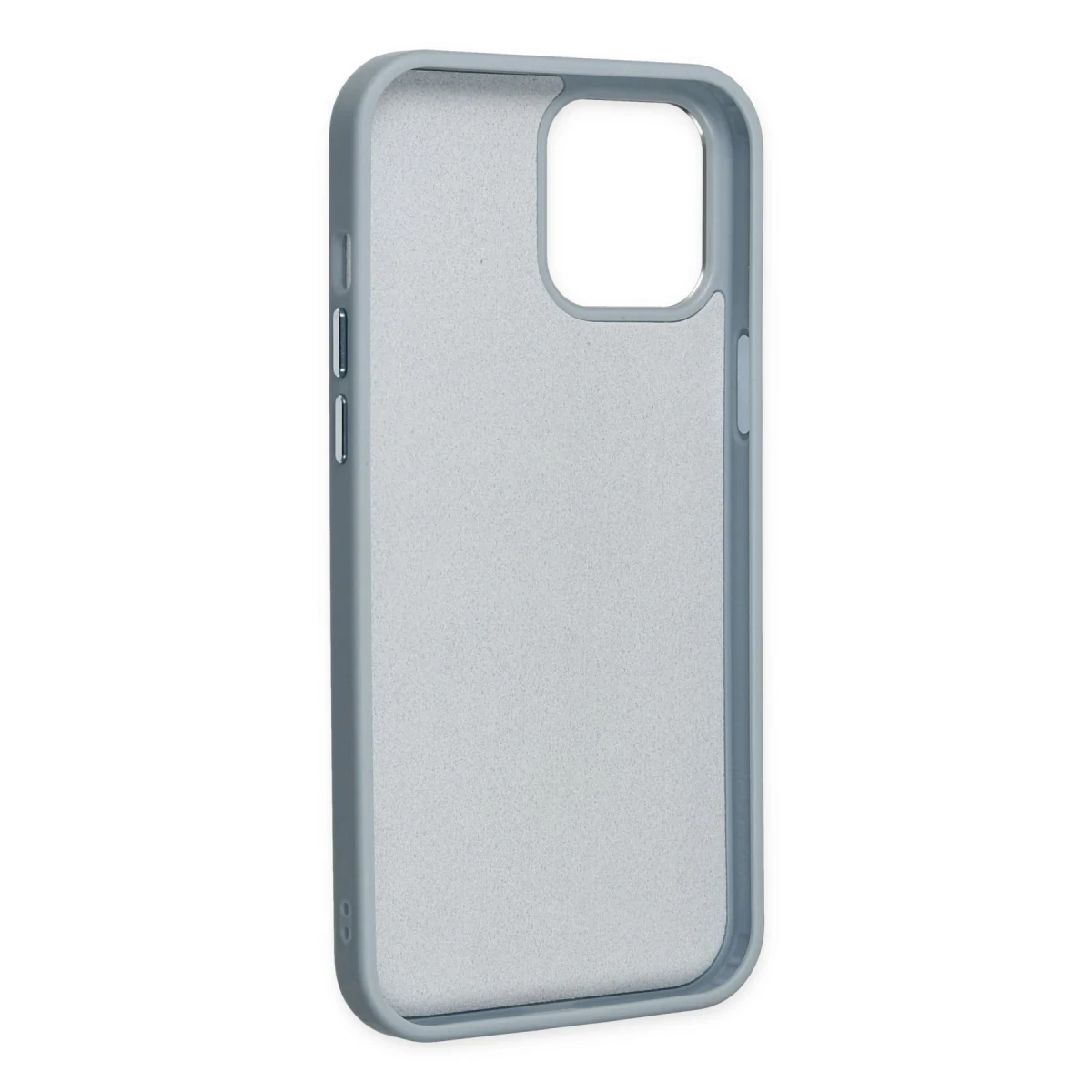 Apple iPhone 12 Pro Max Kılıf Asya Deri Silikon - Sierra Blue