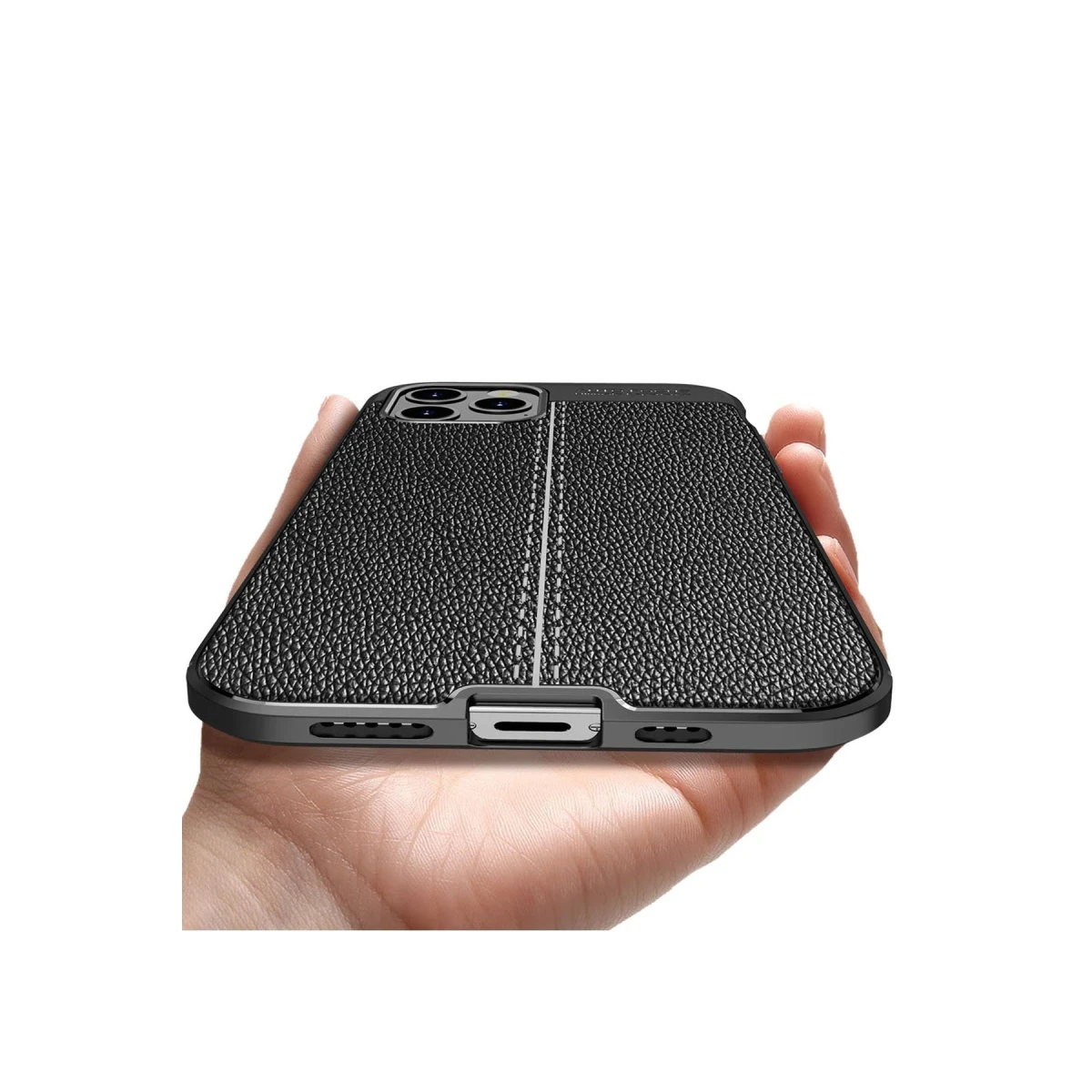 Apple iPhone 12 Pro Max Kılıf Auto Focus Kapak - Siyah