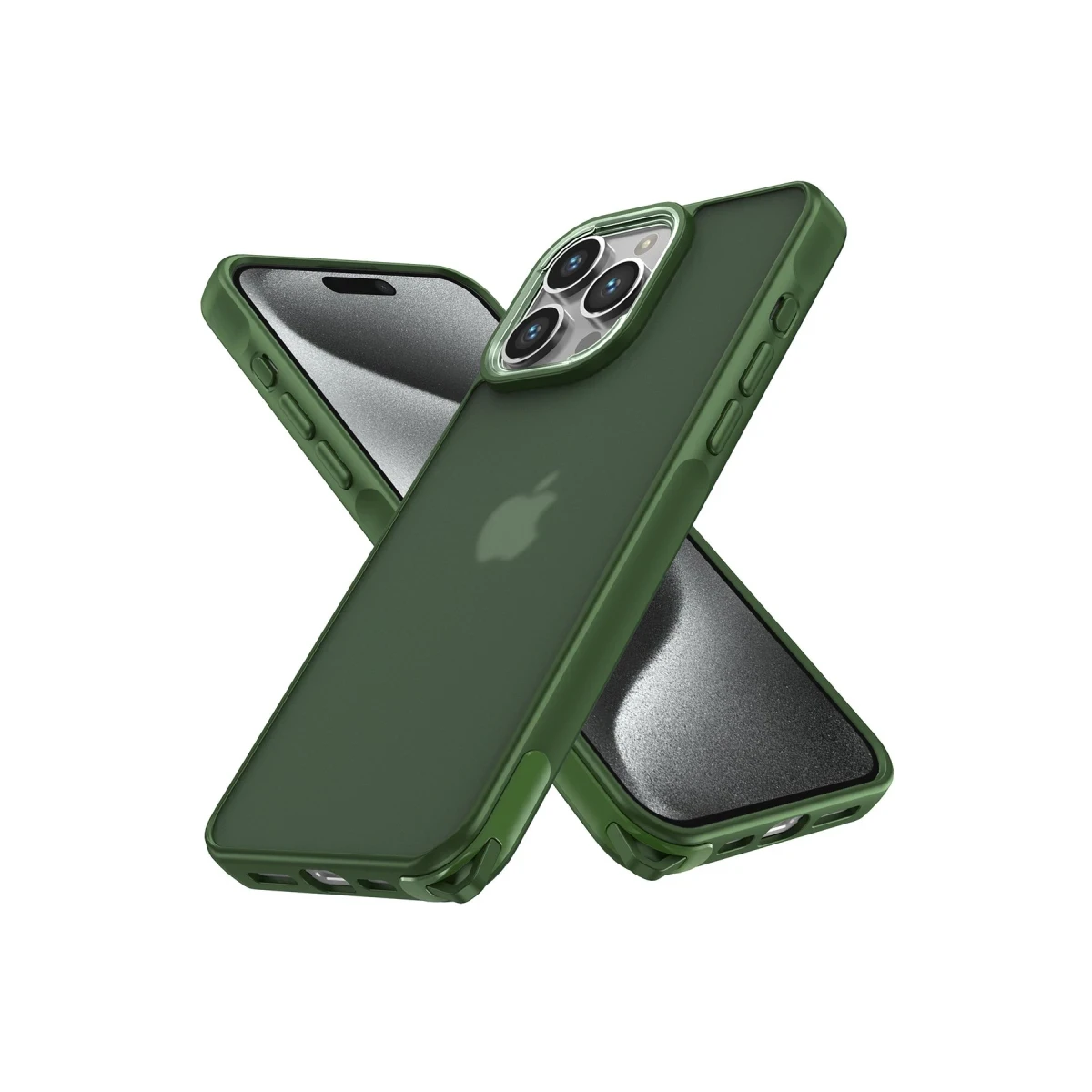 Apple iPhone 12 Pro Max Kılıf Elegant Kapak - Yeşil