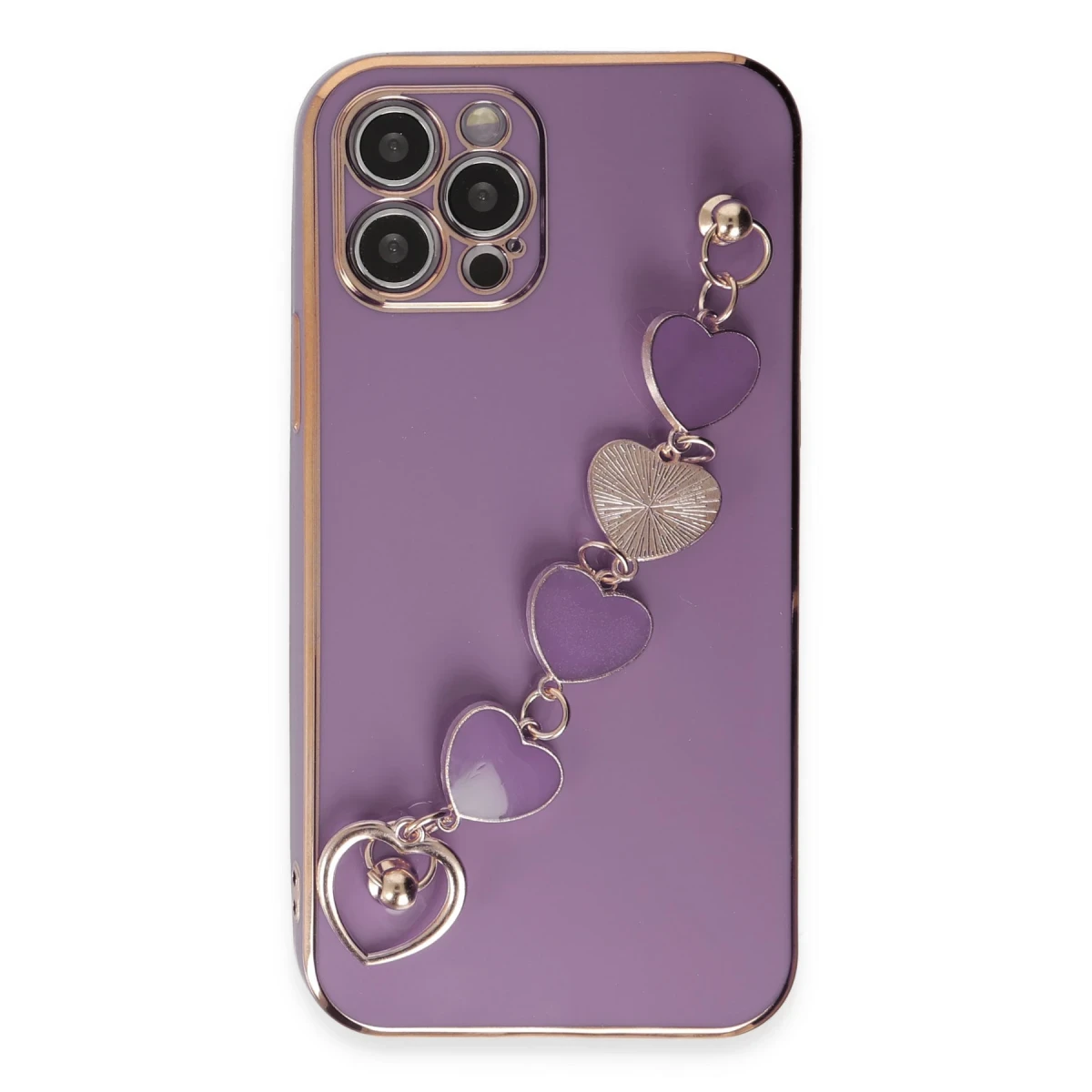 Apple iPhone 12 Pro Max Kılıf Esila Silikon - Mor