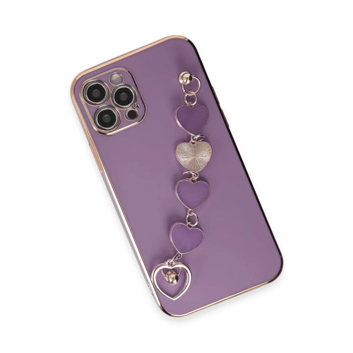 Apple iPhone 12 Pro Max Kılıf Esila Silikon - Mor