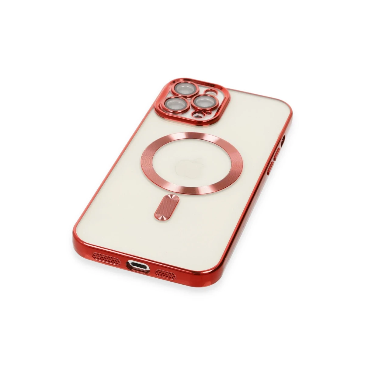 Apple iPhone 12 Pro Max Kılıf Kross Magneticsafe Kapak - Kırmızı