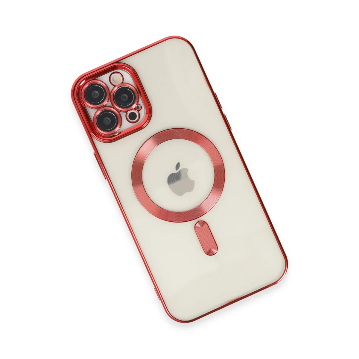 Apple iPhone 12 Pro Max Kılıf Kross Magneticsafe Kapak - Kırmızı