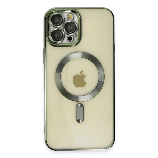 Apple iPhone 12 Pro Max Kılıf Kross Magneticsafe Kapak - Koyu Yeşil