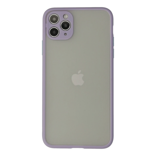 Apple iPhone 12 Pro Max Kılıf Montreal Silikon Kapak - Mor