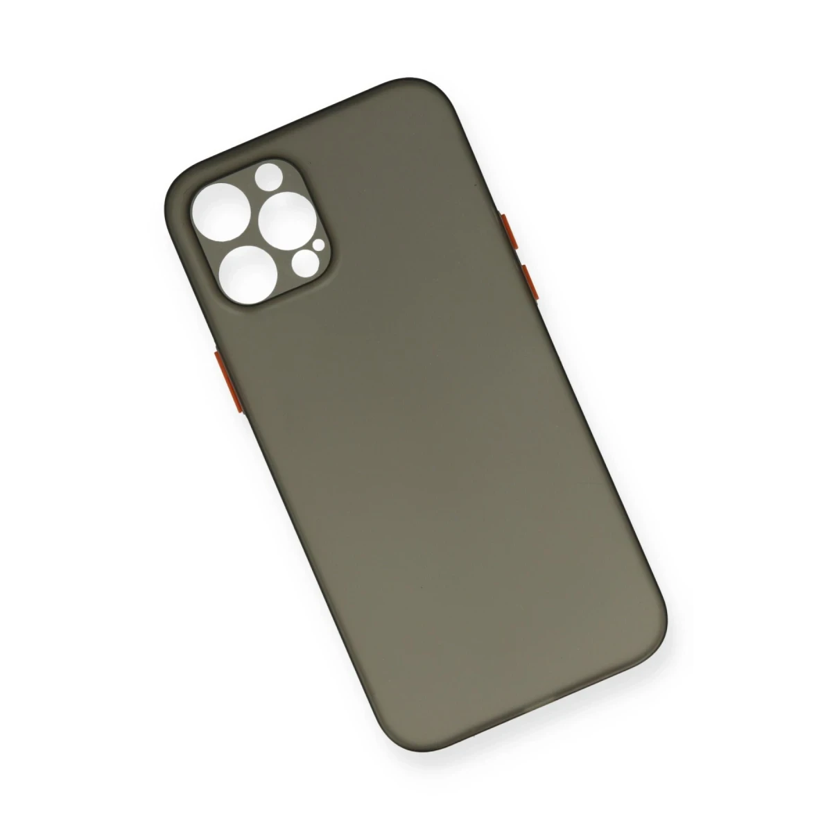 Apple iPhone 12 Pro Max Kılıf PP Ultra İnce Kapak - Gri