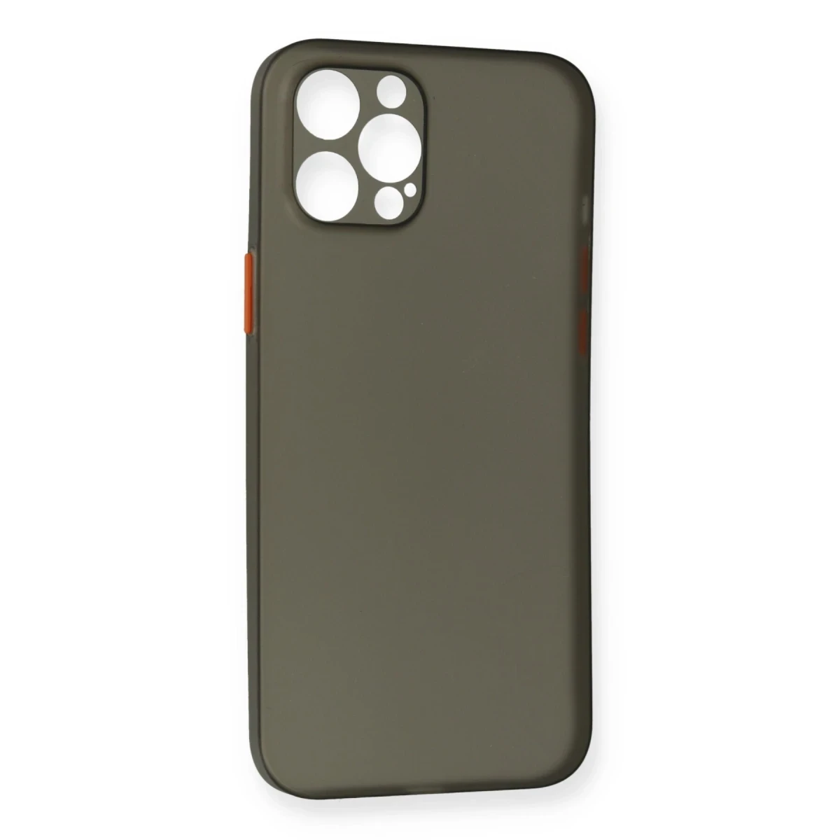 Apple iPhone 12 Pro Max Kılıf PP Ultra İnce Kapak - Gri