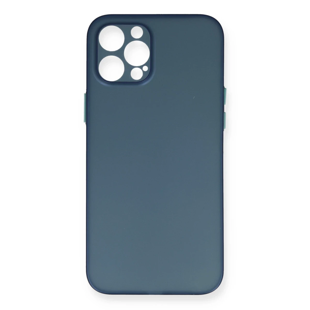 Apple iPhone 12 Pro Max Kılıf PP Ultra İnce Kapak - Mavi