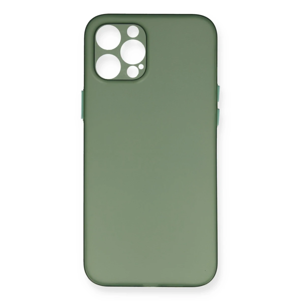 Apple iPhone 12 Pro Max Kılıf PP Ultra İnce Kapak - Yeşil