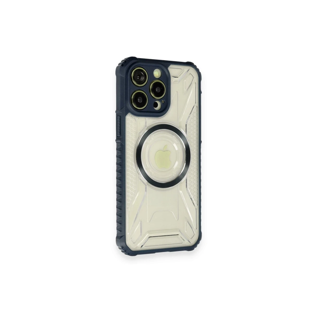 Apple iPhone 12 Pro Max Kılıf Prag Magneticsafe Kapak - Lacivert