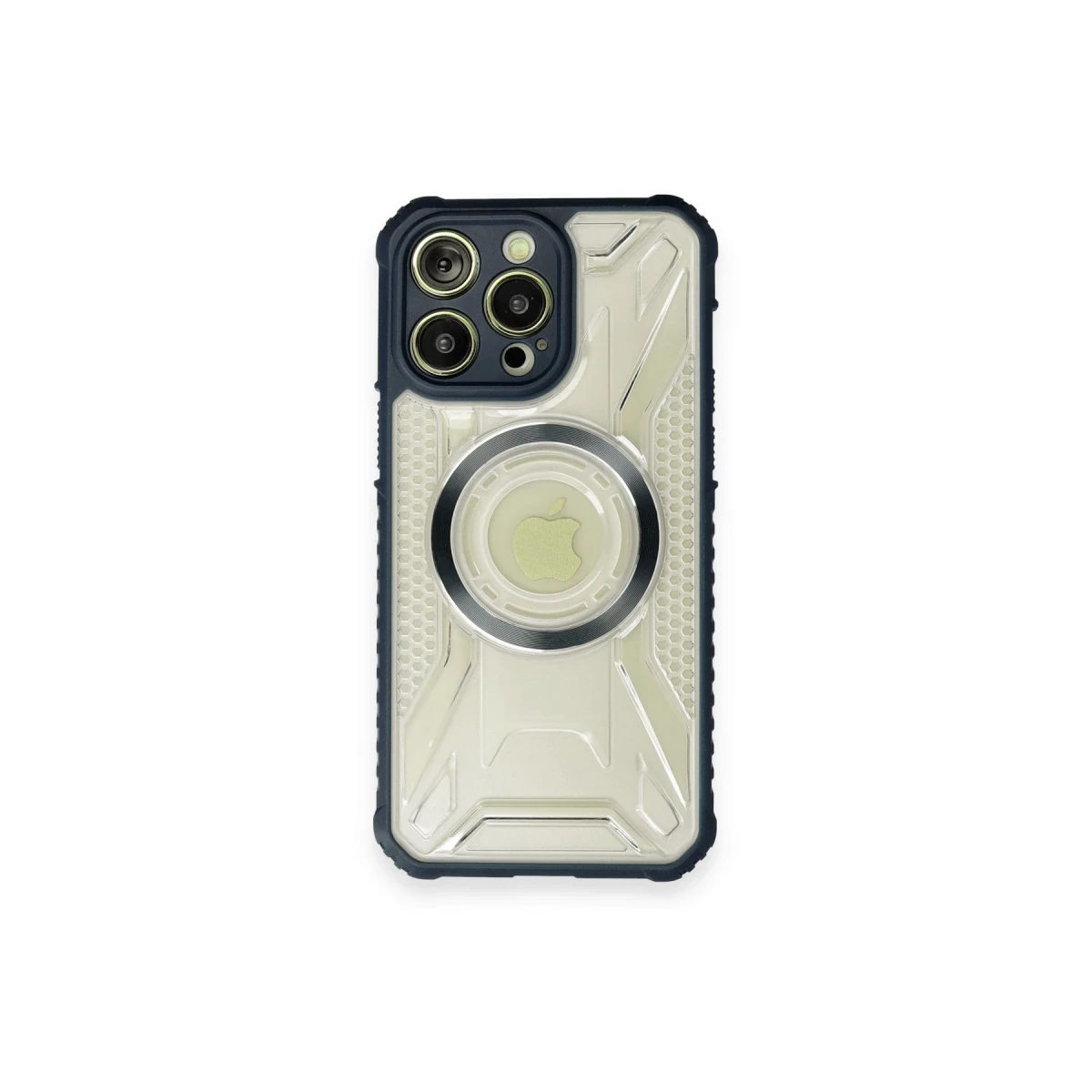Apple iPhone 12 Pro Max Kılıf Prag Magneticsafe Kapak - Lacivert